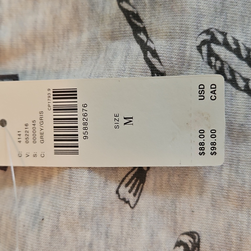 Anthropologie Anthropologie Gray Crew-Neck Graphic Sweatshirt Saddle Up M - Picture 6 of 8